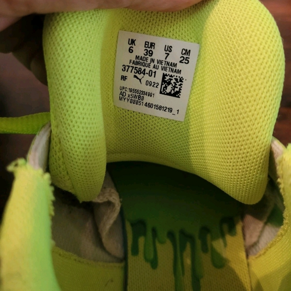 Size 7 - PUMA Nickelodeon x MB.02 Slime Mello - Picture 3 of 12